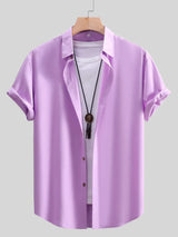 Men's Casual Short-Sleeve Shirt - Trendsi - Flyclothing LLC