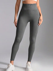High Waist Active Leggings - Trendsi