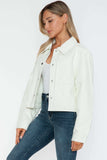 Snobbish Snap Down Long Sleeve PU Leather Jacket - Trendsi - Flyclothing LLC