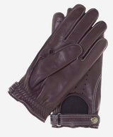 CD3528 (brown) -Men’s Italian leather driving gloves with cashmere lining