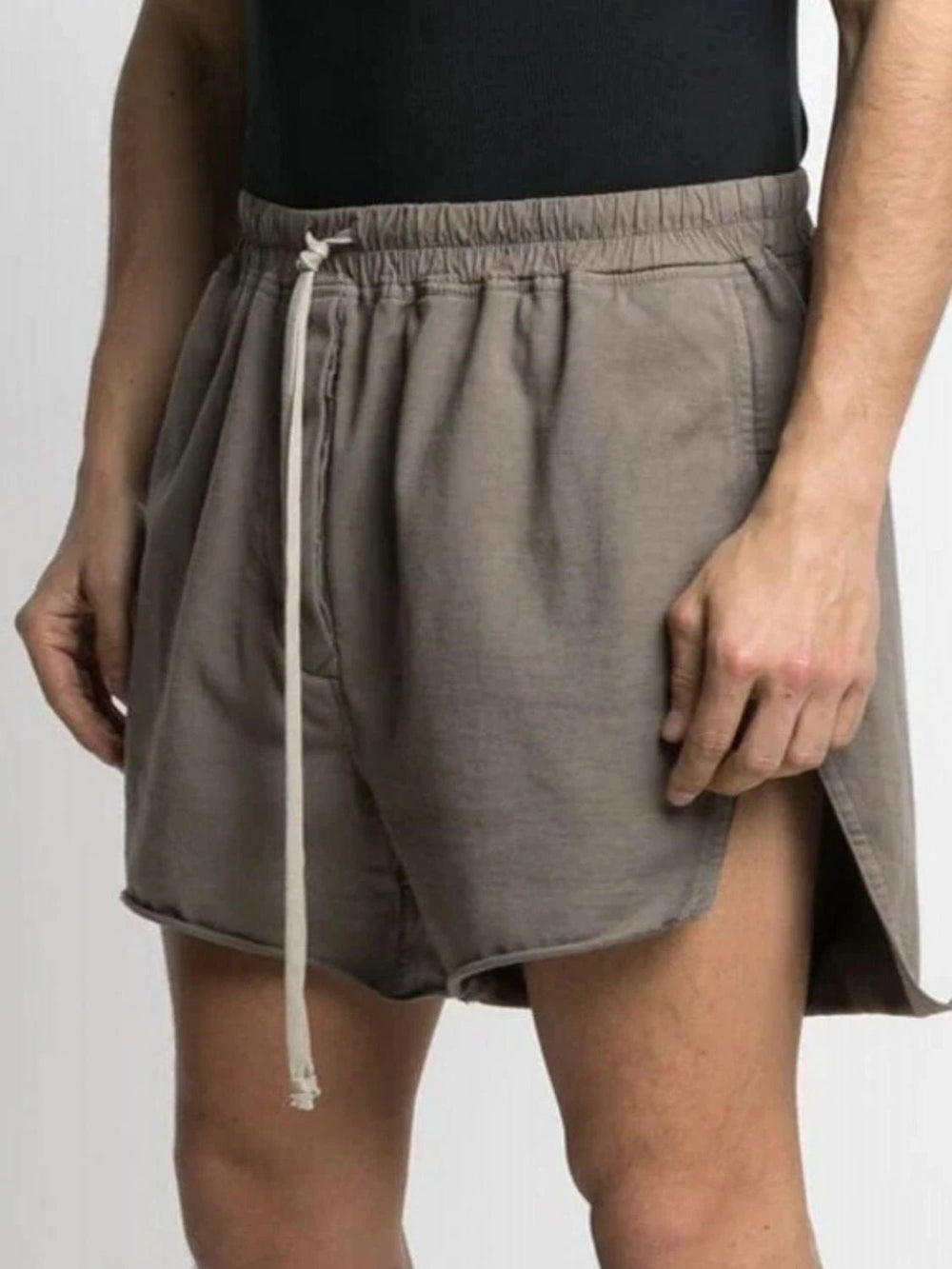 Men's Plus Size Drawstring Active Shorts - Trendsi