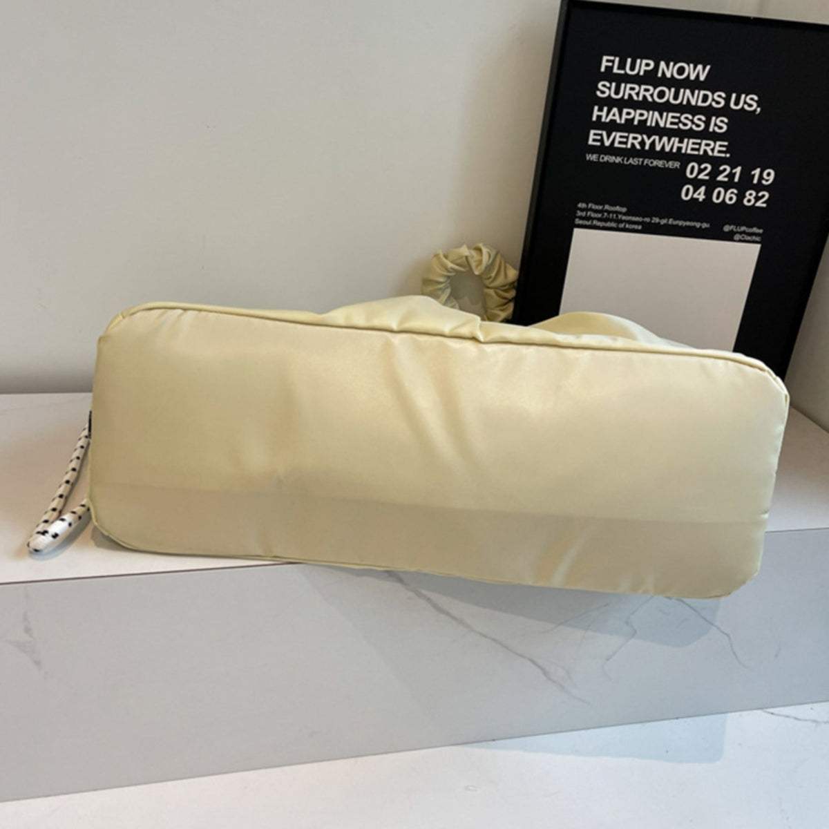 Ruched Large Tote Bag - Trendsi - Flyclothing LLC