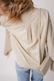 Houndstooth Button Up Long Sleeve Jacket - Trendsi - Flyclothing LLC