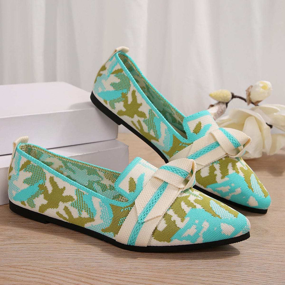 Mesh Point Toe Flat Slip-Ons - Trendsi - Flyclothing LLC