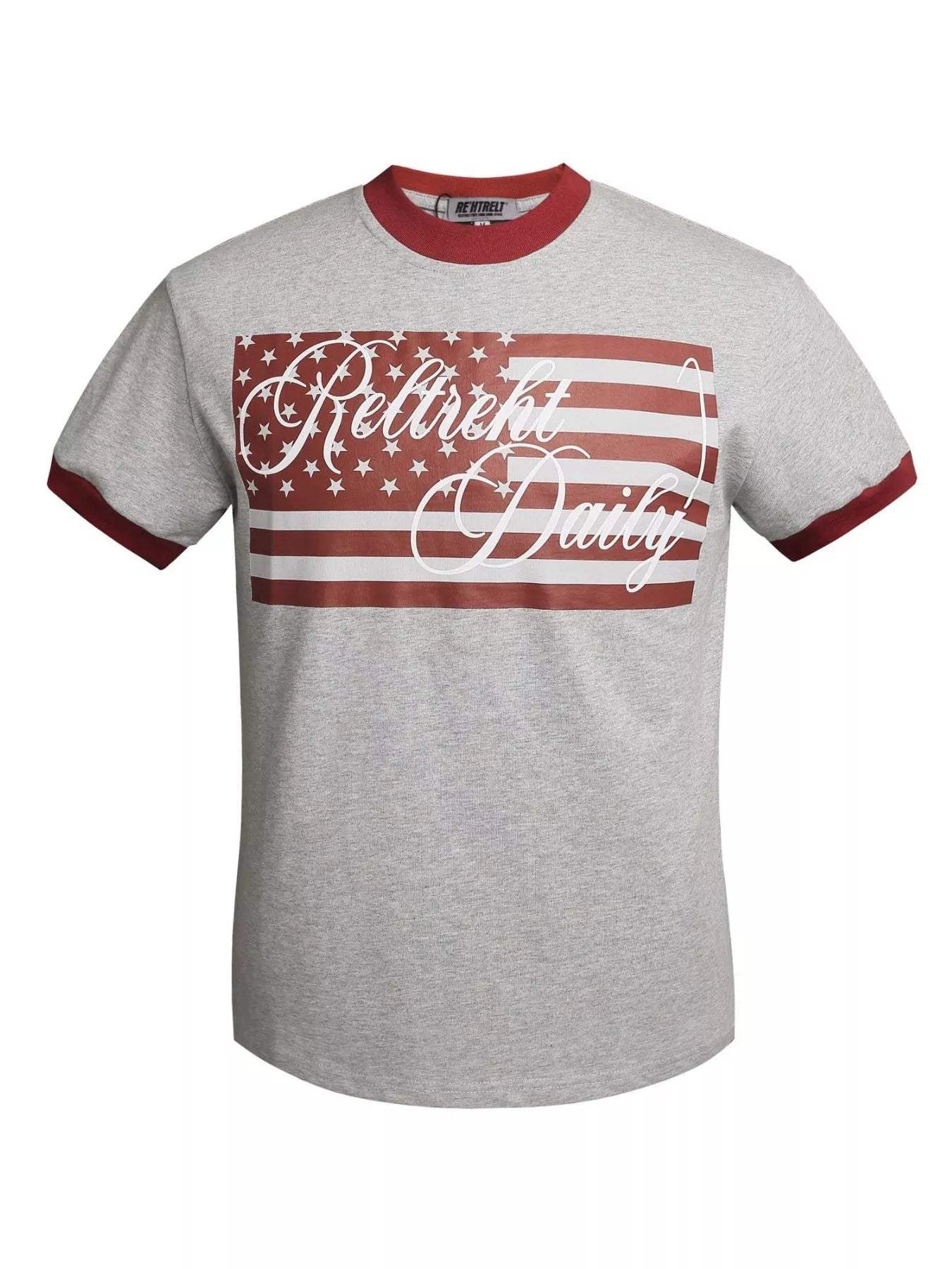 Men's US Flag Graphic Round Neck T-Shirt - Trendsi - Flyclothing LLC