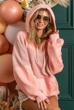 BiBi Square Panel Block Detailed Hoodie - Trendsi - Flyclothing LLC
