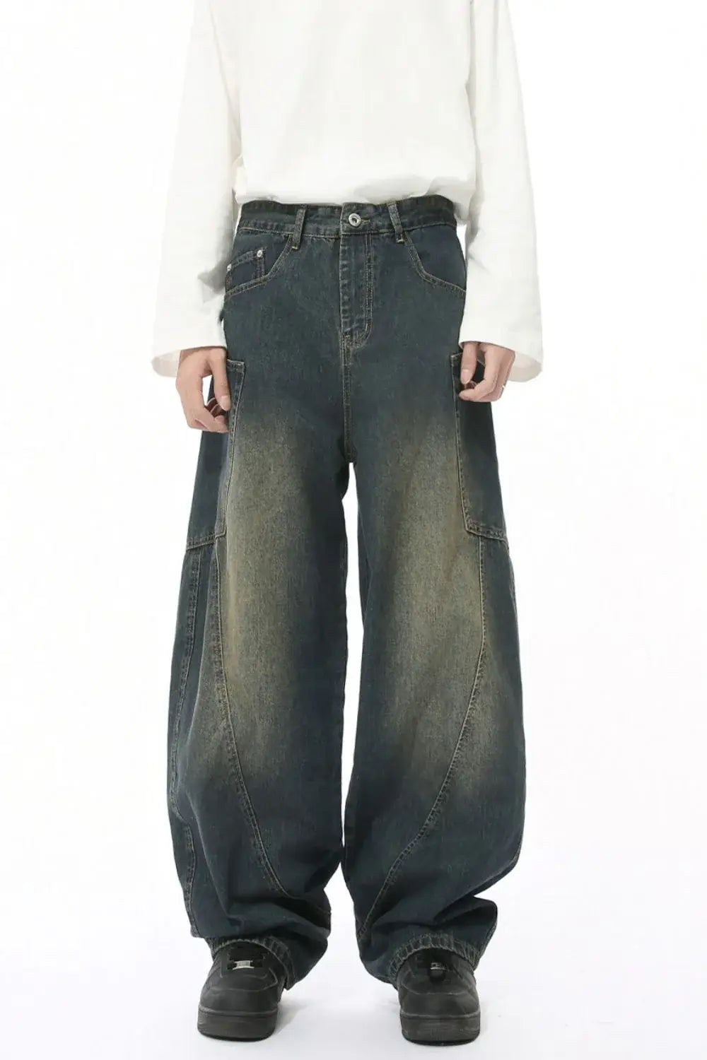 Mid Rise Waist Jeans with Pockets - Trendsi - Flyclothing LLC