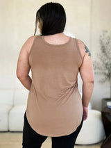 Basic Bae Full Size Round Neck Curved Hem Tank - ShopBasicbae - Flyclothing LLC