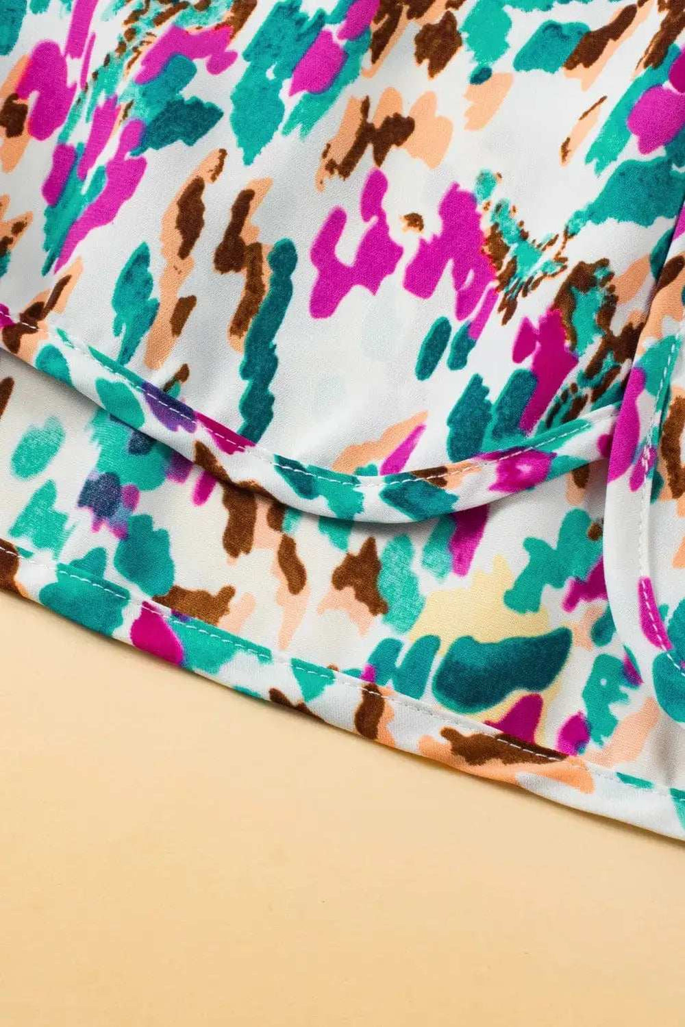 Printed High Waist Shorts - Trendsi - Flyclothing LLC