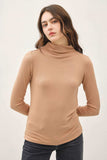 Be Cool Mock Neck Long Sleeve T-Shirt - Trendsi - Flyclothing LLC