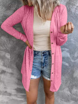Full Size Lightweight Button-Up Cardigan Plus Size - Trendsi - Flyclothing LLC