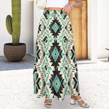 Baha Ranch San Angelo Aztec Tiered Prairie Maxi Skirt - Baha Ranch Western Wear - Flyclothing LLC