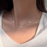 925 Sterling Silver Star Charm Necklace - Trendsi - Flyclothing LLC
