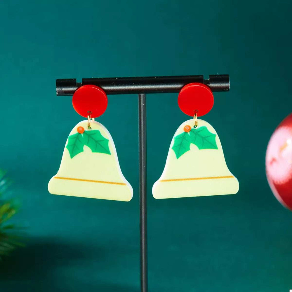 Christmas Acrylic Dangle Earrings - Trendsi - Flyclothing LLC