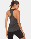 Full Size Scoop Neck Wide Strap Active Tank - Trendsi