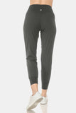 Leggings Depot Wide Waistband Slim Active Joggers - Trendsi - Flyclothing LLC