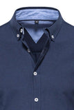 Men's Button Down Collared Neck Shirt - Trendsi