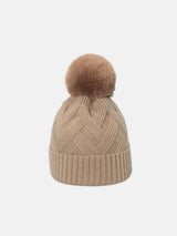 Roll Rim Hat with Pompom - Trendsi - Flyclothing LLC