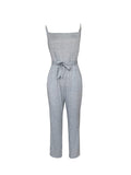 Tied Spaghetti Strap Square Neck Jumpsuit Trendsi