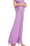 Zenana Sweater Mock Neck Top & Long Pants Set - Trendsi