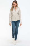 Snobbish PU Leather Biker Jacket with Side Zip Pockets - Trendsi - Flyclothing LLC
