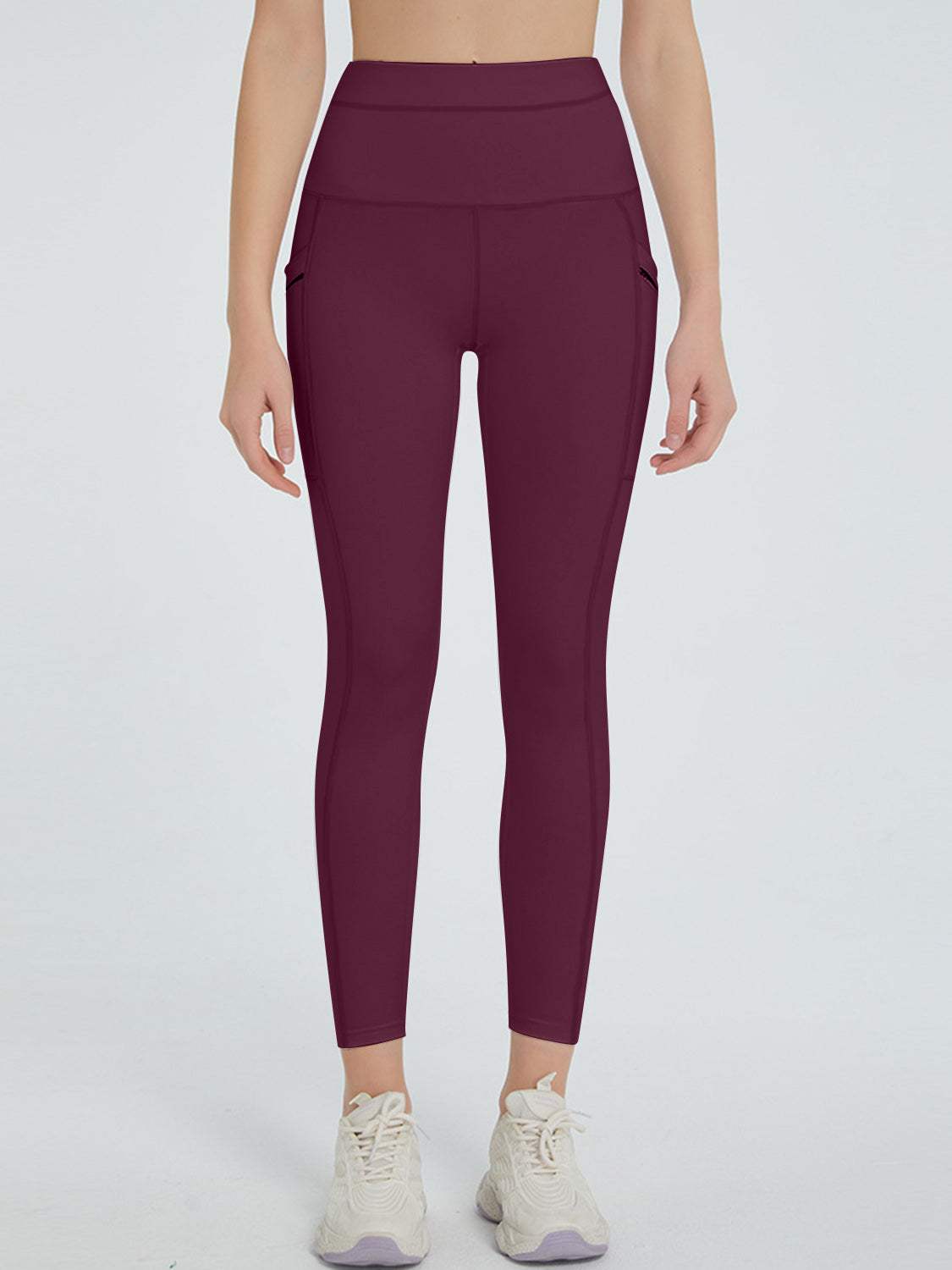 High Waist Active Leggings - Trendsi - Flyclothing LLC