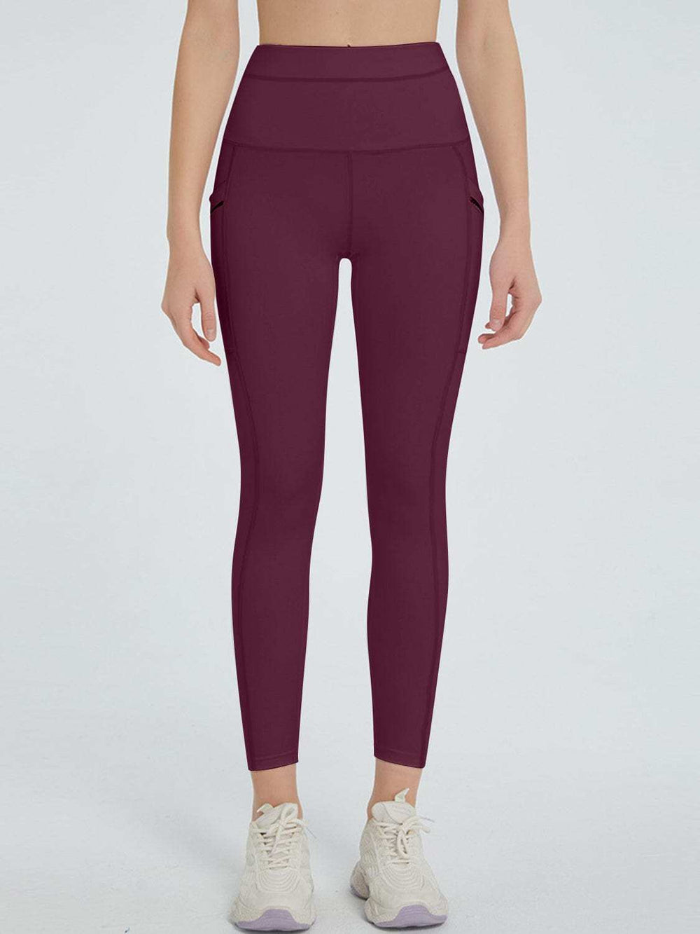 High Waist Active Leggings - Trendsi - Flyclothing LLC