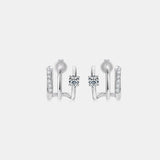Moissanite 925 Sterling Silver Earrings Trendsi