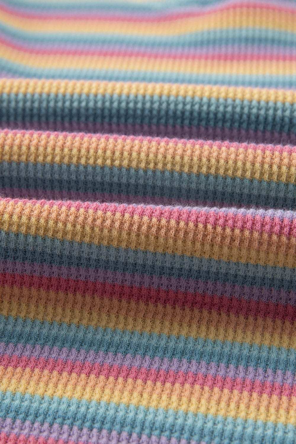 Striped Round Neck Top and Shorts Set - Trendsi - Flyclothing LLC