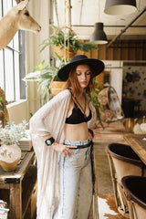 Center Cross Strap Lace Bralette - Boho Clothing and Accessories - Flyclothing LLC