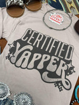 Certified Yapper Graphic Tee - Wild Junkie - Flyclothing LLC