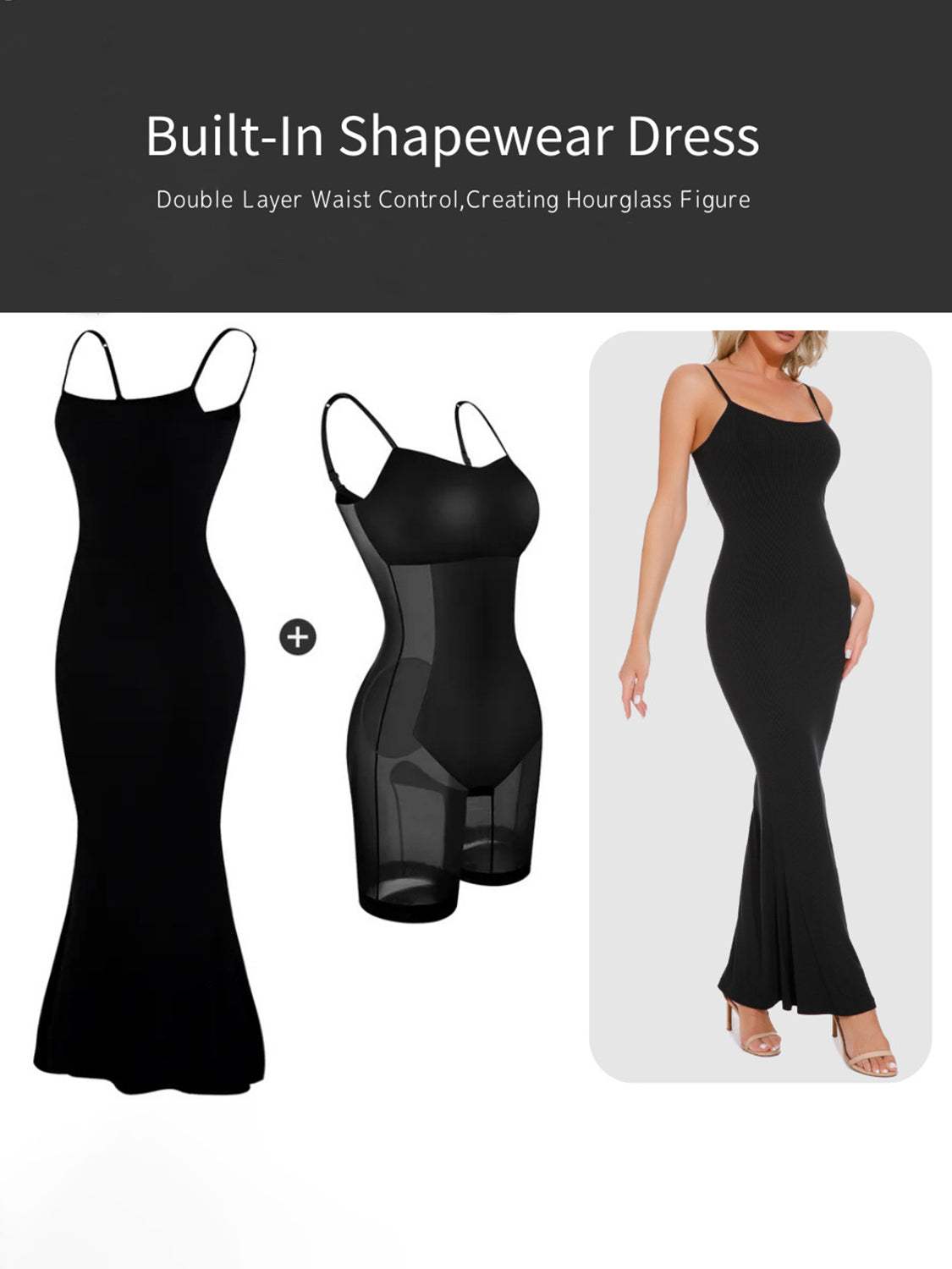 Basic Bae Built-In Shapewear Sleeveless Maxi Dress - Trendsi - Flyclothing LLC