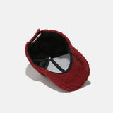 Sherpa Letter H Embroidered Cap - Trendsi - Flyclothing LLC