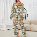 Baha Ranch Colores de Mexico Pictures of the Southwest Satin Pajamas