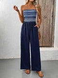 Tube Wide Leg Jumpsuit - Trendsi