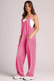 Lovelet V-Neck Wide Strap Overalls - Trendsi - Flyclothing LLC