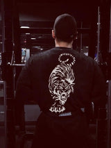 Men's Plus Size Tiger Round Neck Short Sleeve T-Shirt - Trendsi - Flyclothing LLC