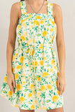 HYFVE Floral Tie Shoulder Mini Dress - Trendsi