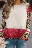 Leopard Round Neck Long Sleeve T-Shirt - Trendsi - Flyclothing LLC