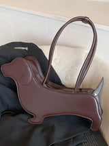Dachshund Shaped Shoulder Bag - Trendsi - Flyclothing LLC