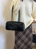 PU Leather Bow Trim Shoulder Bag - Trendsi - Flyclothing LLC