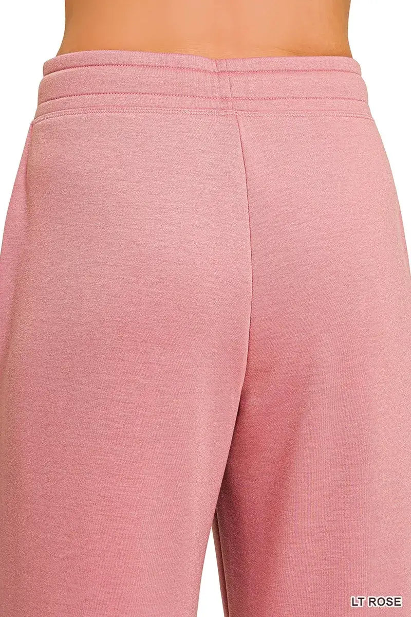 Zenana Drawstring Scuba Joggers with Pockets - Trendsi - Flyclothing LLC