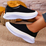 Mesh Contrast Flat Slip-Ons - Trendsi - Flyclothing LLC