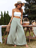 High Waist Wide Leg Pants - Trendsi - Flyclothing LLC