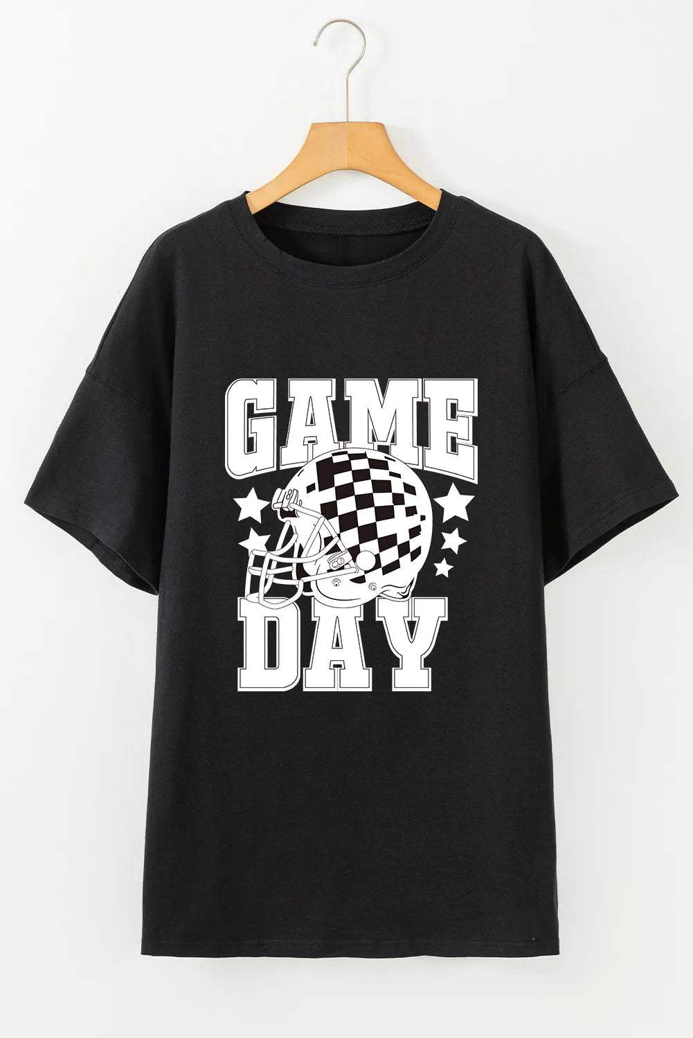 GAME DAY Round Neck Short Sleeve T-Shirt - Trendsi - Flyclothing LLC
