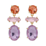 Alloy Geometric Dangle Earrings - Trendsi - Flyclothing LLC