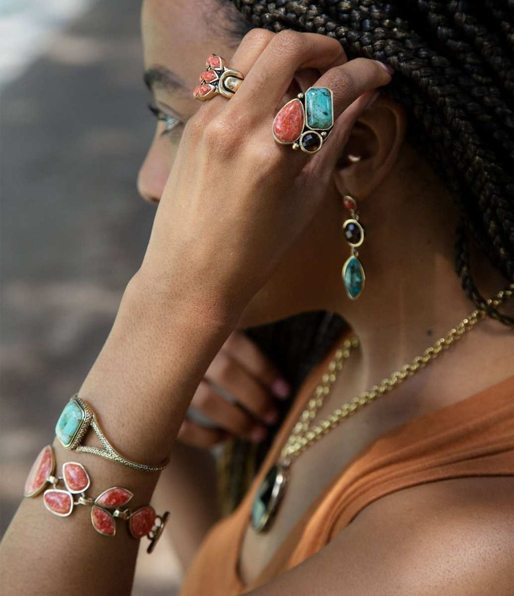 Champion Triple Drop Earrings - Barse Jewelry - Flyclothing LLC