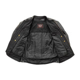 Chaos - Men's Leather Motorcycle Jacket - First Manufacturing Company - Flyclothing LLC