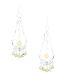 Chartruese Lemon Jade Chandelier Earrings