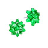 Christmas Gift Bow Charm Present Stud Earrings - Madeline Love - Flyclothing LLC